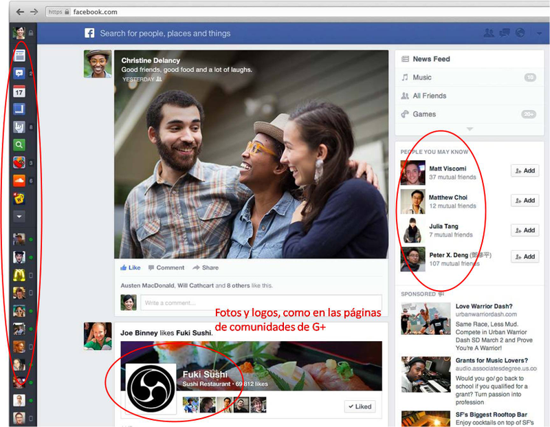 Illustration for article titled Empleados de Google se mofan del rediseño de Facebook por su parecido con Google+
